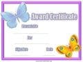 Butterfly Certificate