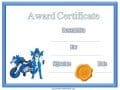 Transformers Certificate