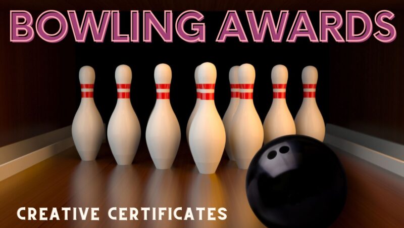bowling certificates