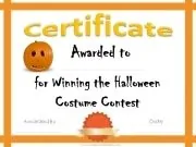 prize for winner of Halloween costume contest