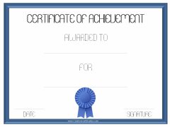 certificate template