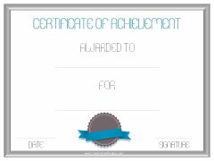 achievement award