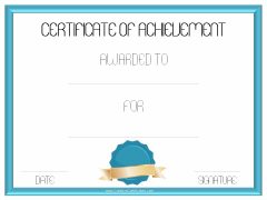 light blue border and blue ribbon