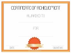 orange border and orange ribbon