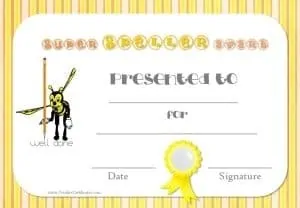 teacher resources - printable award certificates