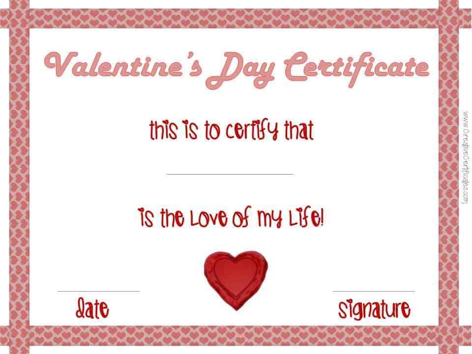 microsoft word certificate template valentines microsoft word certificate template valentines