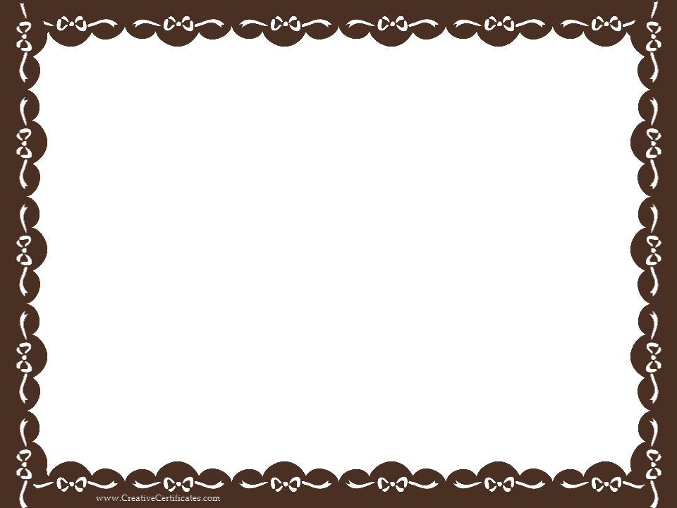 certificate clipart borders - photo #30