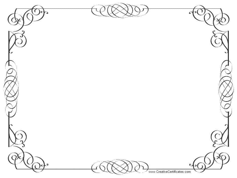certificate clipart borders - photo #23