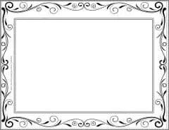page border with pattern