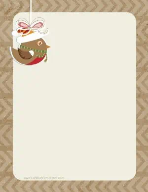 Background in shades of brown with a festive bird