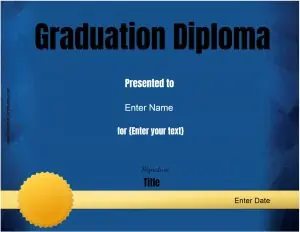 Graduation template