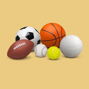 sport - a picture of various balls