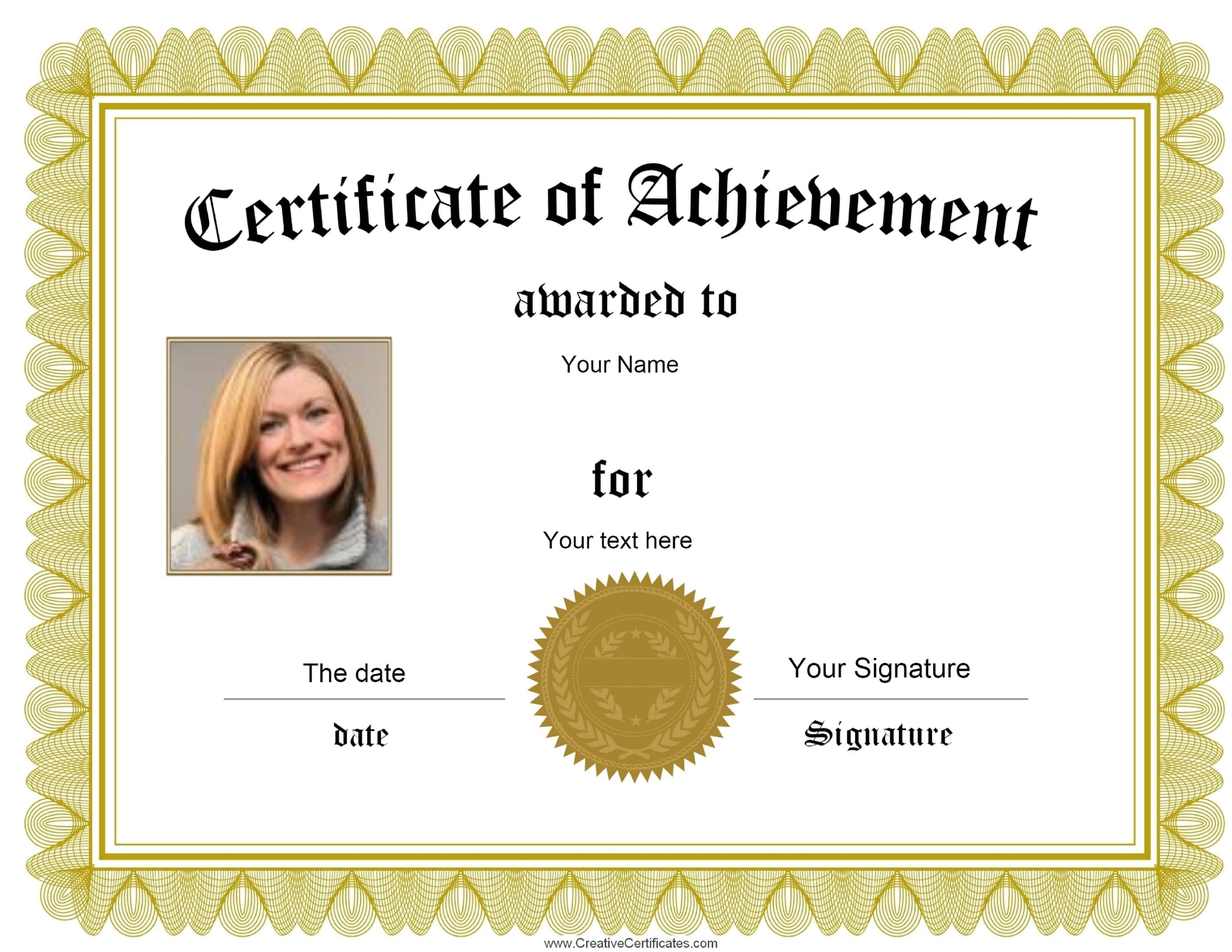 write a certificate