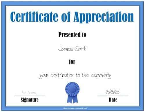free custom certificate templates instant download