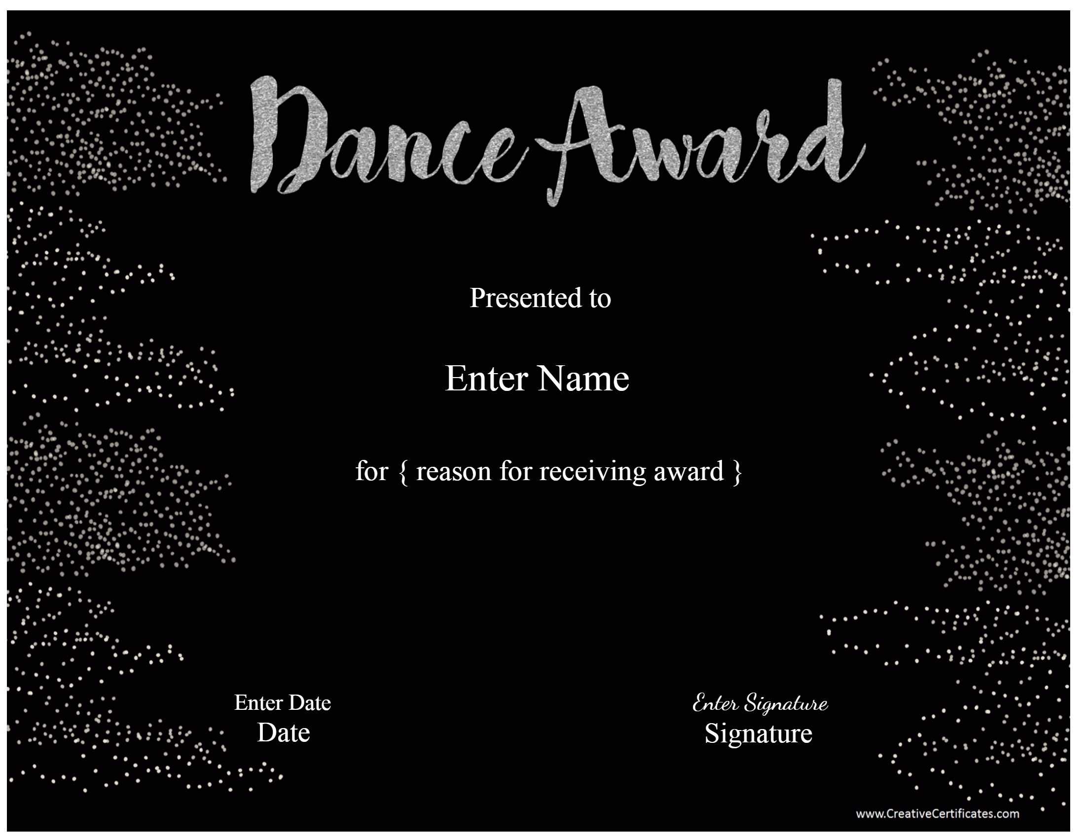 gold-dance-award-template-certificate-templates-free-printable