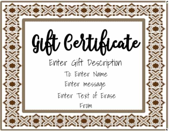 free gift certificate template 50 designs customize online and
