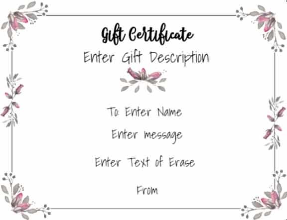 free gift certificate template 50 designs customize online and