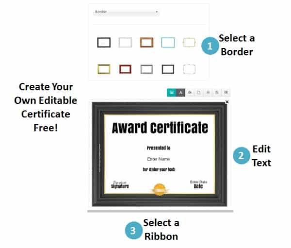 free online certificate maker instant download many designs