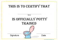 potty training reward