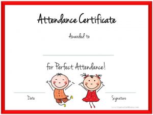 Attendance Award