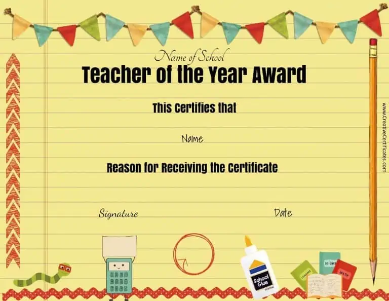 Teacher award