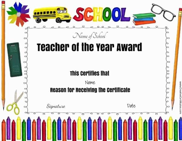 Best teacher award