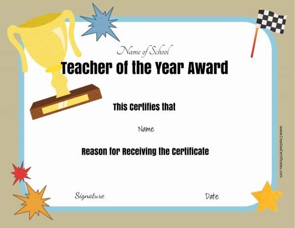 Funny teacher awards