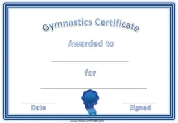 award certificates with a fun non-formal look