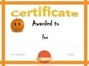 Halloween Award Template