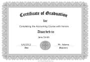 certificate of graduation