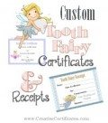 Tooth fairy certificate