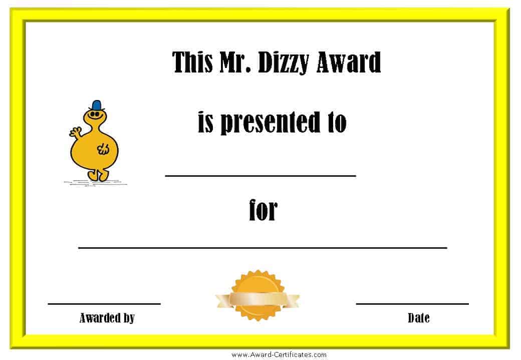 awards certificates templates