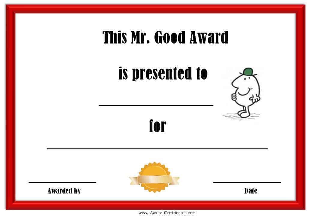 free downloadable award certificate templates