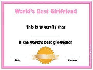 World's Best Girlfriend