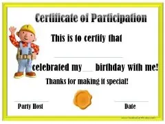 Bob the builder party