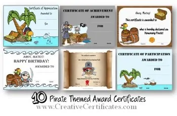 Pirate Certificates
