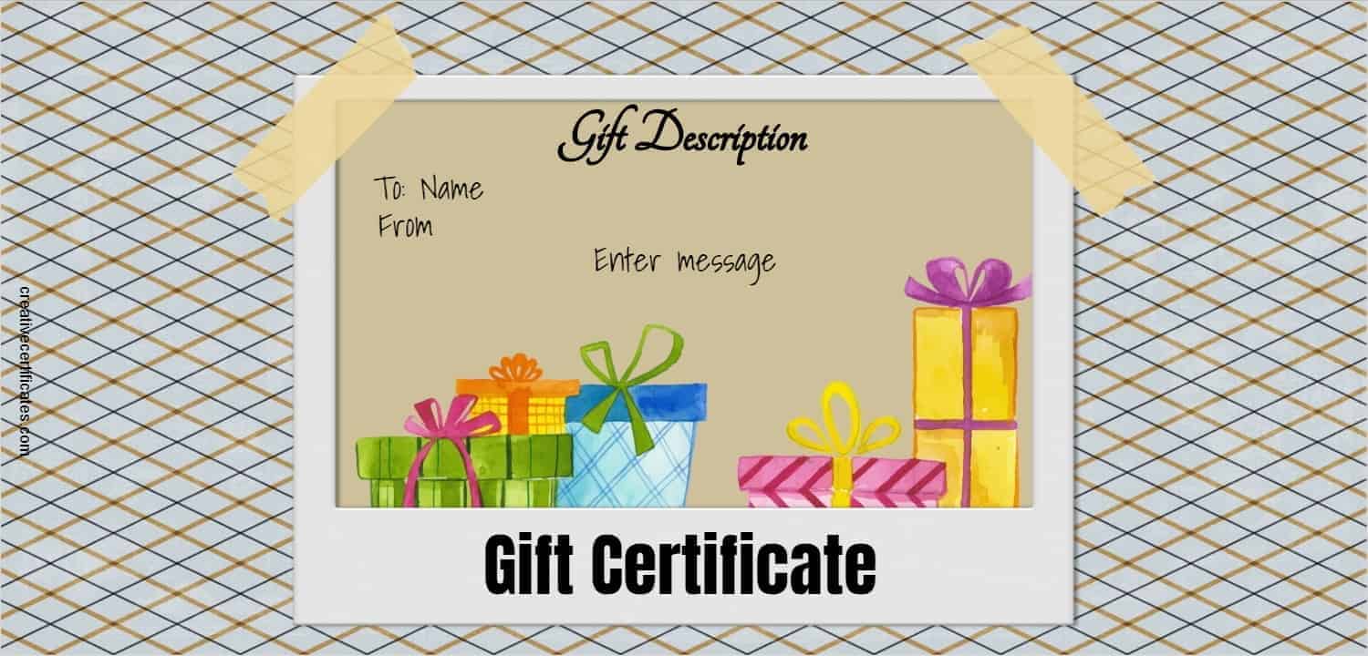 Free Gift Certificate Template 50 Designs Customize Online And