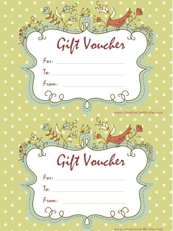 Gift Voucher Template