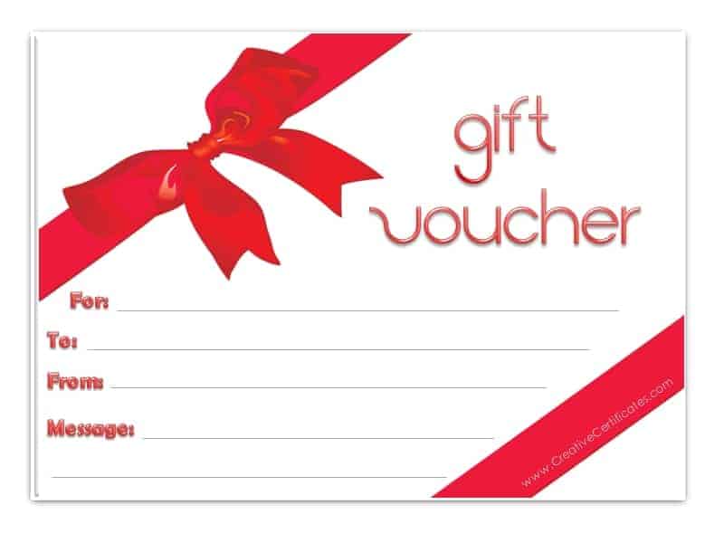 Gift certificate - Design and Printing