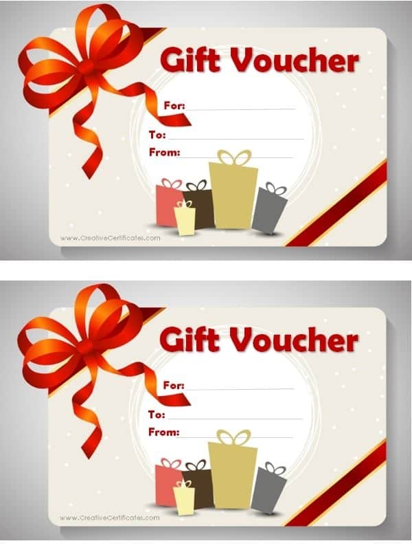 Gift Certificates and Vouchers Printing