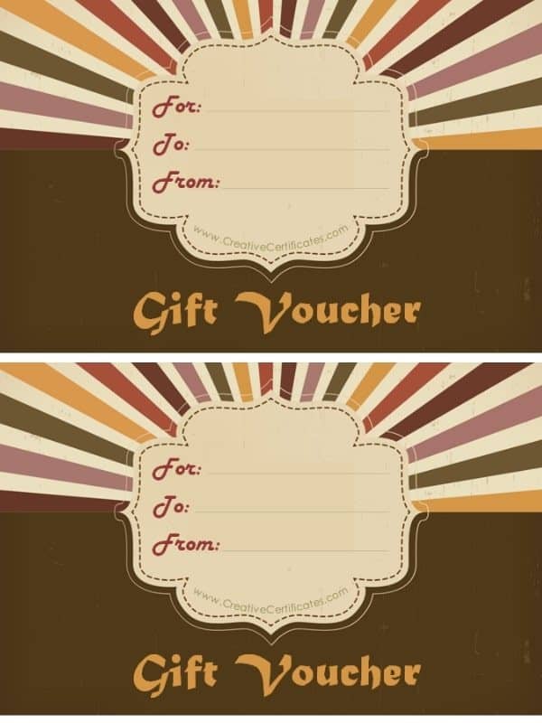 Gift Voucher Template