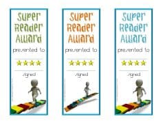 Free Editable Reading Certificate Templates - Instant Download