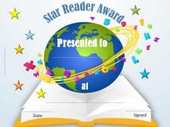 Free Editable Reading Certificate Templates - Instant Download