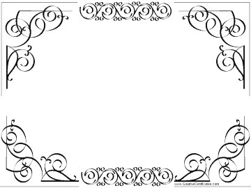 free fancy page borders