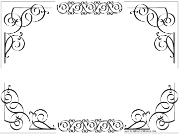 elgegant border for certificate template