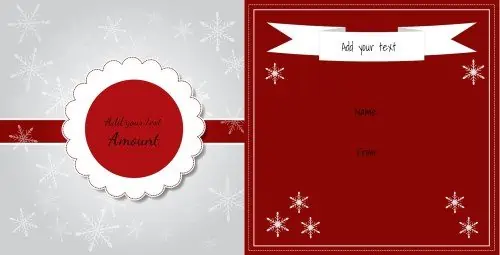 Christmas gift certificate