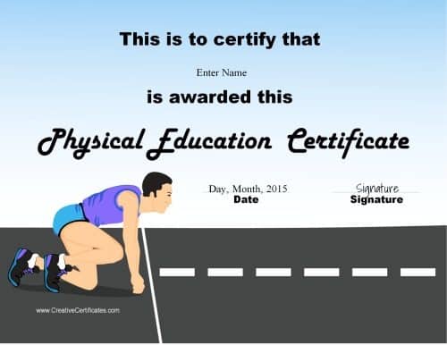physical education teacher certification