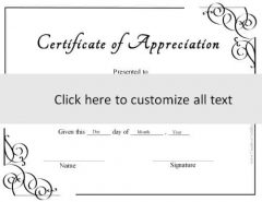 Free Editable Certificate Template Customize Online Print at Home Free Editable Certificate Template Customize Online Print at Home