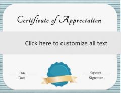 Free Editable Certificate Template | Customize Online &amp; Print at Home