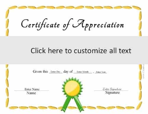certificate templets